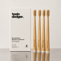 Boar or horse bristle toothbrush (4 Pack)