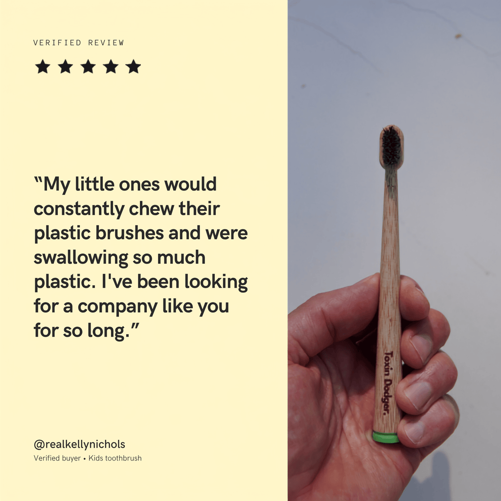 KIDS Natural Bristle Toothbrush (4-pack)