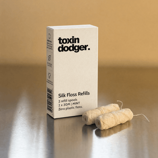 Zero Plastic Silk Dental Floss - Refill (2x Spools)