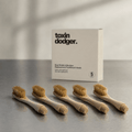 Replacement Heads for Toxindodger Natural Bristle Toothbrush System (5-pack)