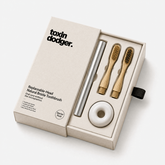Natural Bristle Toothbrush System (Starter Pack)